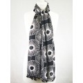 Bloom Black scarf