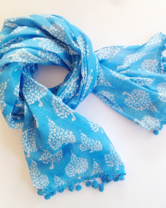 Crete Blue Scarf