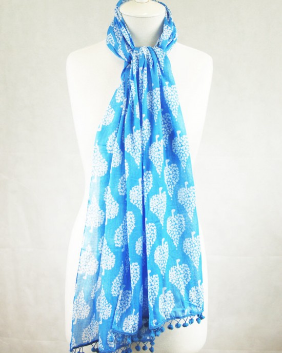 Crete Blue Scarf