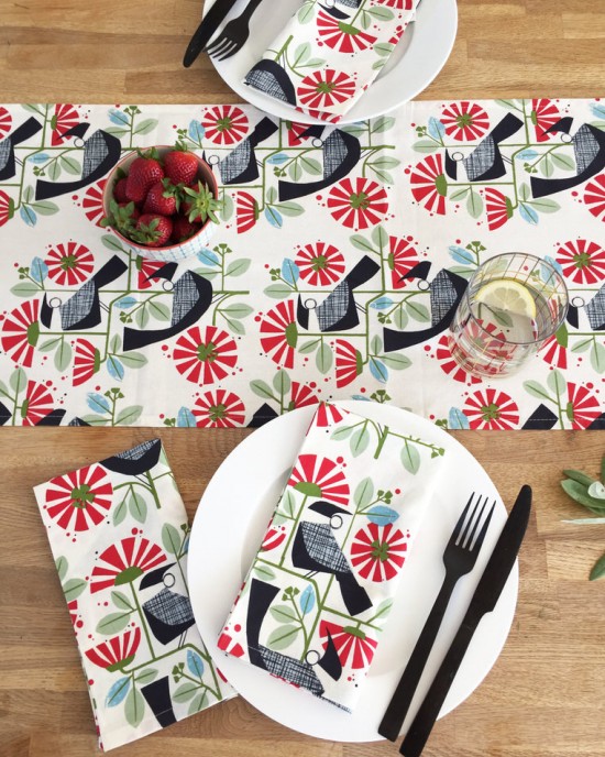 Tui Red Table Runner