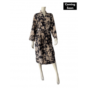 Botanics Kimono Robe Black