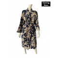 Botanics Kimono Robe Navy