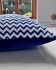 Chevron Indigo Cushion Cover Chevron Indigo Cushion Cover