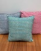 Chevron Hot Pink Cushion Cover