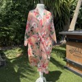 Fleur Kimono Robe Blush