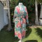Fleur Kimono Robe Lagoon 