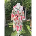 Fleur Kimono Robe White