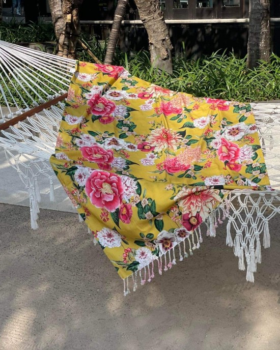 Fleur Turkish Towel Ochre Fleur Turkish Towel Ochre