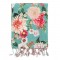 Fleur Turkish Towel Aqua