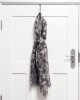Garden Grey merino scarf