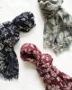 Garden Grey merino scarf