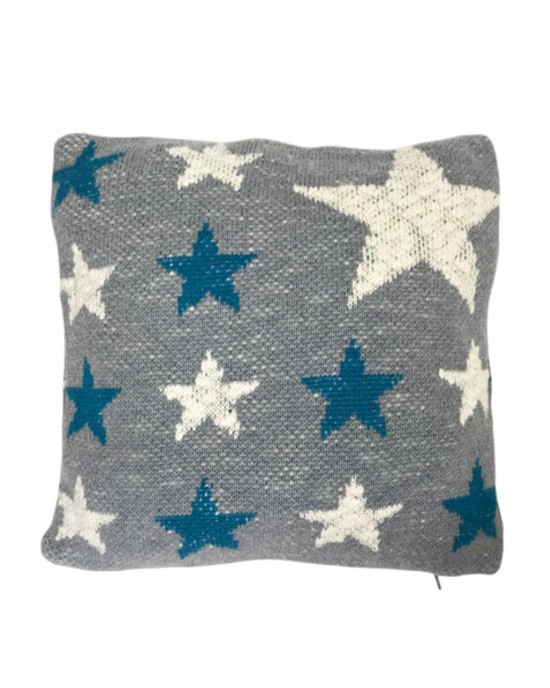 Baby Cushion Blue Star