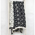 Black Geometric Throw