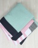 Pink and Aqua Stripe Throw