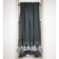 Reversible Grey Throw