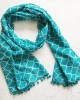 Turquoise Lattice Scarf