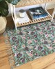 Aqua Lily Chenille Mat