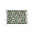 Aqua Lily Chenille Mat