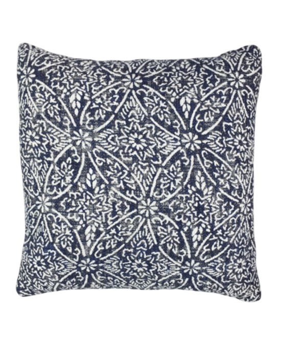 Mosaic Indigo Cushion