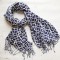 Mosaic Scarf - Navy