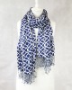 Mosaic Scarf - Navy Mosaic Scarf - Navy