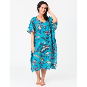 Nouveau Turquoise Kaftan (long) One Left