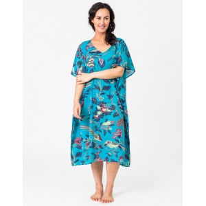 Nouveau Turquoise Kaftan (long) One Left