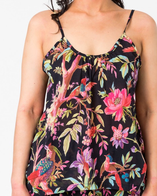 Paradise Black Camisole