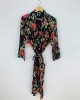Paradise Diamond Kimono Robe - Black Paradise Diamond Kimono Robe - Black