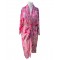 Paradise Diamond Kimono Robe Dusty Pink