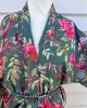 Paradise Diamond Kimono Robe Ivy