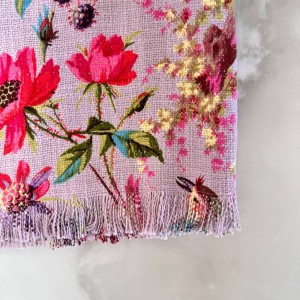 Paradise Lilac Cotton Throw Paradise Lilac Cotton Throw