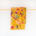 Ochre Paradise Velvet Throw