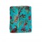 Sky Blue Paradise Velvet Throw