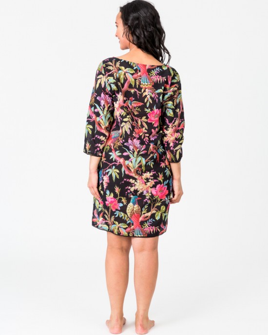 Paradise Black Tunic - XL