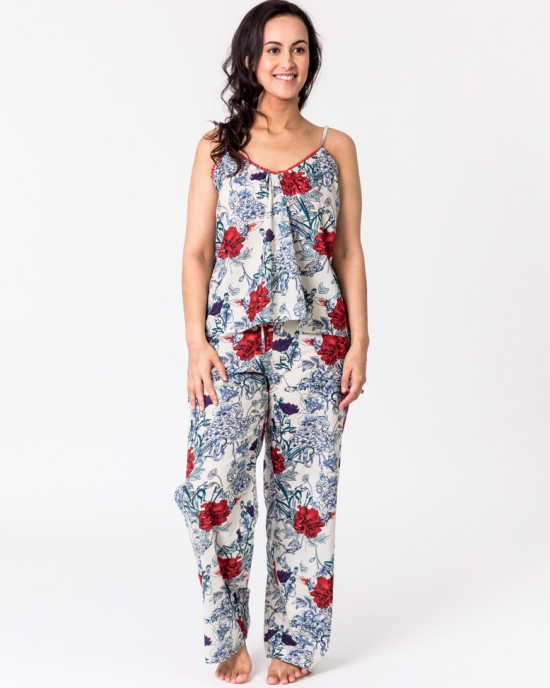 Peony Red Camisole