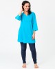 Pintuck Tunic Turquoise Pintuck Tunic Turquoise