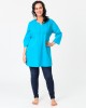 Pintuck Tunic Turquoise Pintuck Tunic Turquoise