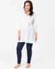 Pintuck Tunic White Pintuck Tunic White