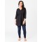 Pintuck Tunic Black