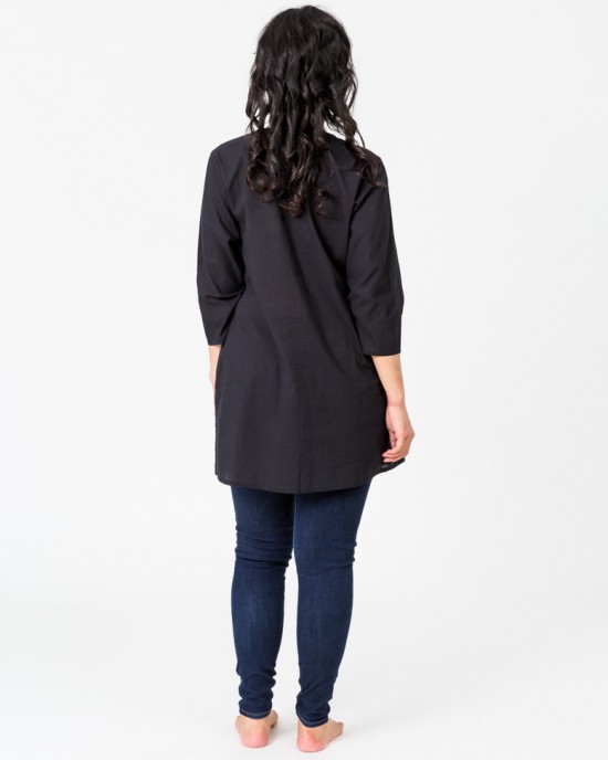 Pintuck Tunic Black Pintuck Tunic Black