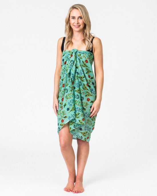 Posy Green Sarong