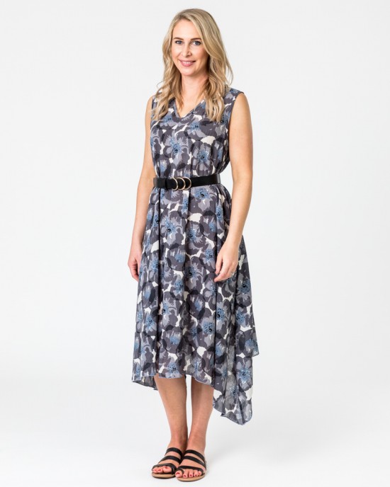 Poppy Charcoal Dress