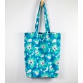 Poppy Turquoise Tote Bag