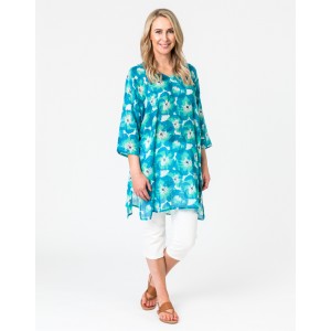 Poppy Turquoise Tunic