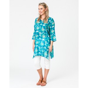 Poppy Turquoise Tunic