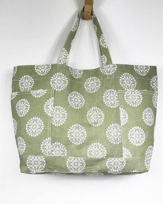 Persia Green Tote Bag