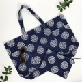Persia Navy Tote Bag