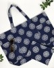 Persia Navy Tote Bag