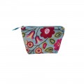 Rosa Blue Makeup Bag